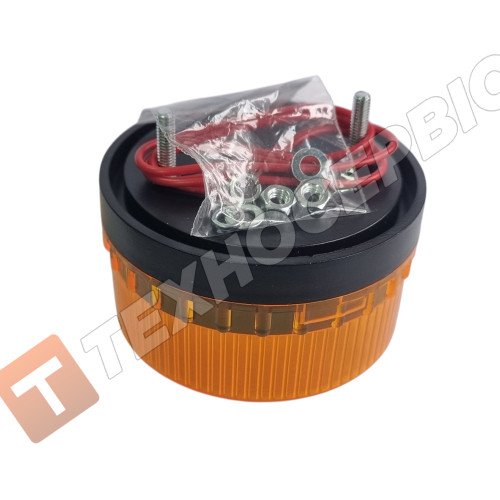 Проблисковий маячок помаранчевий на 220v 