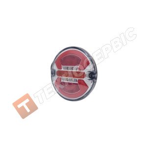 Trailer tail light round 12v-24v (100mm) Turkey