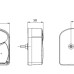 The rear lamp of the trailer carriage of the semi-trailer LED 12-24v set (left + right)